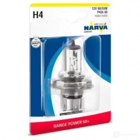Лампа галогеновая H4 P43T-38 60/55 Вт 12 В NARVA 1437614695 488614000 BLMY2K D - Изображение 2