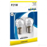 Лампа P21W BA15S 21 Вт 12 В NARVA E4ME Y 1437614722 176354000 - Изображение 2
