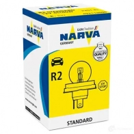 Лампа галогеновая R2 P45T-41 45/40 Вт 12 В NARVA 492113000 1437614687 J 2C7A5 - Изображение 2