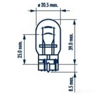 Лампа W21/5W W3X16Q 21/5 Вт 12 В NARVA 8WUZ UY 1437614483 179193000 - Изображение 5
