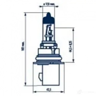 Лампа галогеновая HB5 RANGE POWER BLUE+ 55/65 Вт 12 В NARVA 3266277 48629 ALO5SLF HB 5