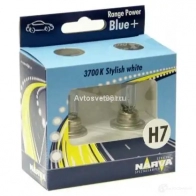 Лампа галогеновая H7 RANGE POWER BLUE 55 Вт 12 В 3700K NARVA IBTPQ 3 48638RPBS2 1439691598