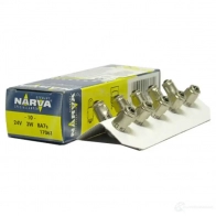 Лампа T3W STANDART 3 Вт 24 В NARVA 17061 1439693972 4DC V8ZI