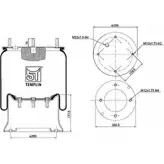 Пневмобаллон ST-TEMPLIN 2564900 ZVAN G B75AJ 04.060.6006.670