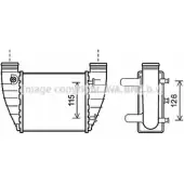 Интеркулер PRASCO AD022N 008 PTKR0YI Audi A4 (B7) 3 Седан 2.0 Tfsi Quattro 220 л.с. 2005 – 2008 AI4345