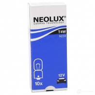 Лампа T4W BA9S 4 Вт 12 В NEOLUX N233 T 4W YHXX1 3819823 - Изображение 2