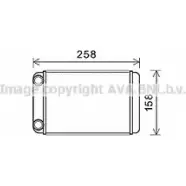 Радиатор печки, теплообменник PRASCO KV2L L4K U2HXKML 2598315 OL6677