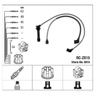 Высоковольтные провода зажигания, комплект NGK RC-Z X15 168624 9916 JO2D9