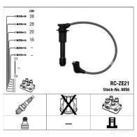 Высоковольтные провода зажигания, комплект NGK RC-Z E21 168612 OMMPWII 9856 - Изображение 6