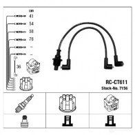 Высоковольтные провода зажигания, комплект NGK 7156 ZNQEH RC- CT611 167257 - Изображение 2