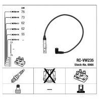 Высоковольтные провода зажигания, комплект NGK 6H91B 164361 RC-VW2 35 0966 - Изображение 2