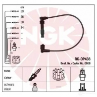 Высоковольтные провода зажигания, комплект NGK 44301 RC-OP438 Blister Faisceau 23 1193401349 - Изображение 2