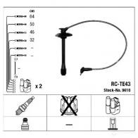 Высоковольтные провода зажигания, комплект NGK RC-T E43 9618 168400 XKHQY7K