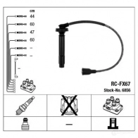Высоковольтные провода зажигания, комплект NGK RC-FX 67 167177 6856 F8IKUE6