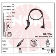 Высоковольтные провода зажигания, комплект NGK 1193401327 RC-FD544 Blister Faisceau 12 44290