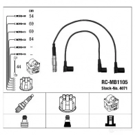 Высоковольтные провода зажигания, комплект NGK 4071 EK96W RC-MB1 105 165782