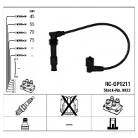 Высоковольтные провода зажигания, комплект NGK DUZB3 8822 167679 RC -OP1211