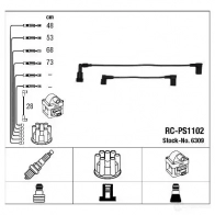 Высоковольтные провода зажигания, комплект NGK RC-PS1 102 KKS2YM 6309 166993