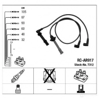 Высоковольтные провода зажигания, комплект NGK RC-A R917 7312 167324 SGM99 - Изображение 2