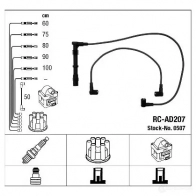 Высоковольтные провода зажигания, комплект NGK 164181 RC-AD20 7 FK8UGZ 0507 - Изображение 2