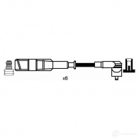 Высоковольтные провода зажигания, комплект NGK RC -VW201 GUVVC 164339 0932 - Изображение 6