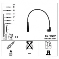 Высоковольтные провода зажигания, комплект NGK PJNO307 166785 5607 RC -FT1207