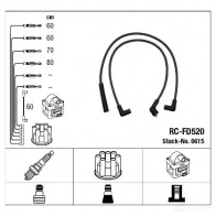 Высоковольтные провода зажигания, комплект NGK 164225 0615 5O2UG9 RC -FD520 - Изображение 2