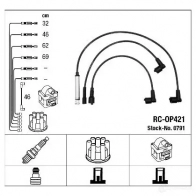 Высоковольтные провода зажигания, комплект NGK 0791 164297 FD3XWF RC- OP421