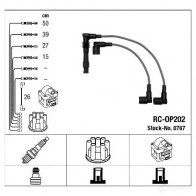 Высоковольтные провода зажигания, комплект NGK 0767 1F489 164285 RC-O P202 - Изображение 2
