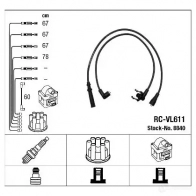 Высоковольтные провода зажигания, комплект NGK RC-VL6 11 8840 2ZL5G 167682 - Изображение 2