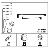 Высоковольтные провода зажигания, комплект NGK 167564 8220 X6JY2 RC -LC604 - Изображение 2