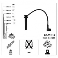 Высоковольтные провода зажигания, комплект NGK L4TAQ43 44226 166034 RC- FD1214 - Изображение 6