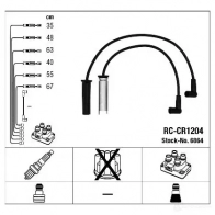 Высоковольтные провода зажигания, комплект NGK RC-CR12 04 167178 6864 DIWNK
