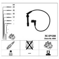 Высоковольтные провода зажигания, комплект NGK 165780 VCZOS 4069 RC-OP120 8 - Изображение 5