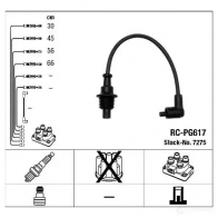 Высоковольтные провода зажигания, комплект NGK IOTQ4E 167308 7275 RC-PG 617 - Изображение 2