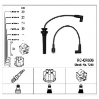 Высоковольтные провода зажигания, комплект NGK 167300 7248 RC-CR 606 WVWEE6L - Изображение 2