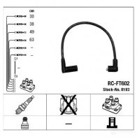 Высоковольтные провода зажигания, комплект NGK RC -FT602 167551 8193 HTPVF - Изображение 2