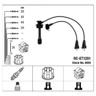 Высоковольтные провода зажигания, комплект NGK RC-ET12 01 9058 R80BN Toyota Carina (T190) 2 Седан 2.0 GTi (ST191) 158 л.с. 1992 – 1995