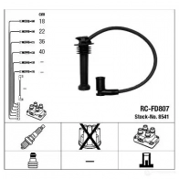 Высоковольтные провода зажигания, комплект NGK 167640 8541 RC- FD807 F1IHSG8 - Изображение 7