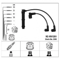 Высоковольтные провода зажигания, комплект NGK RC-RV 1201 WTO9UJ 164938 2585 - Изображение 2