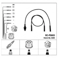 Высоковольтные провода зажигания, комплект NGK RC-PG60 3 8495 EFHV2M0 167620 - Изображение 2