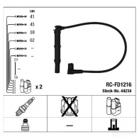 Высоковольтные провода зажигания, комплект NGK 44234 UCIPY RC-FD12 16 166041