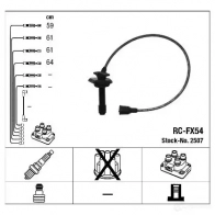 Высоковольтные провода зажигания, комплект NGK 164908 2507 RC-FX5 4 FAVEJA