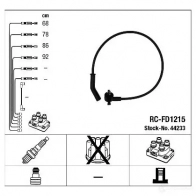 Высоковольтные провода зажигания, комплект NGK RC-FD12 15 WCZ9S00 Ford 44233
