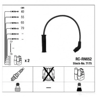 Высоковольтные провода зажигания, комплект NGK R C-RN652 167267 7175 SK1TCH - Изображение 2