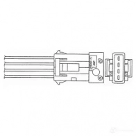 Лямбда зонд, кислородный датчик NGK OZA527 -E29 164166 27YO5CX 0488 - Изображение 1