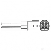 Лямбда зонд, кислородный датчик NGK 164483 O ZA586-TY10 1407 OLUGBE