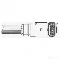 Лямбда зонд, кислородный датчик NGK 1725 9UVQ49N OZA62 9-V7 Volkswagen Golf 5 (1K1) Хэтчбек 1.4 TSI 140 л.с. 2006 – 2008