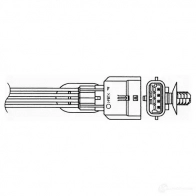 Лямбда зонд, кислородный датчик NGK OZA277- R3 6514 167091 JPVGG - Изображение 1