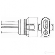 Лямбда зонд, кислородный датчик NGK K86XGG 93088 OZA4 57-EE37 Volkswagen Transporter (T4) 4 Фургон 2.8 VR6 140 л.с. 1996 – 2000